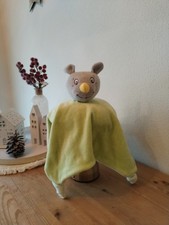 Dormia Aldi Kuscheltuch Maus grün grau Schmusetuch Schnuffeltuch