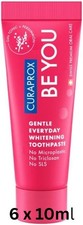 6 x 10ml Curaprox Be You Toothpaste Gentle Whitening Microplastic Free