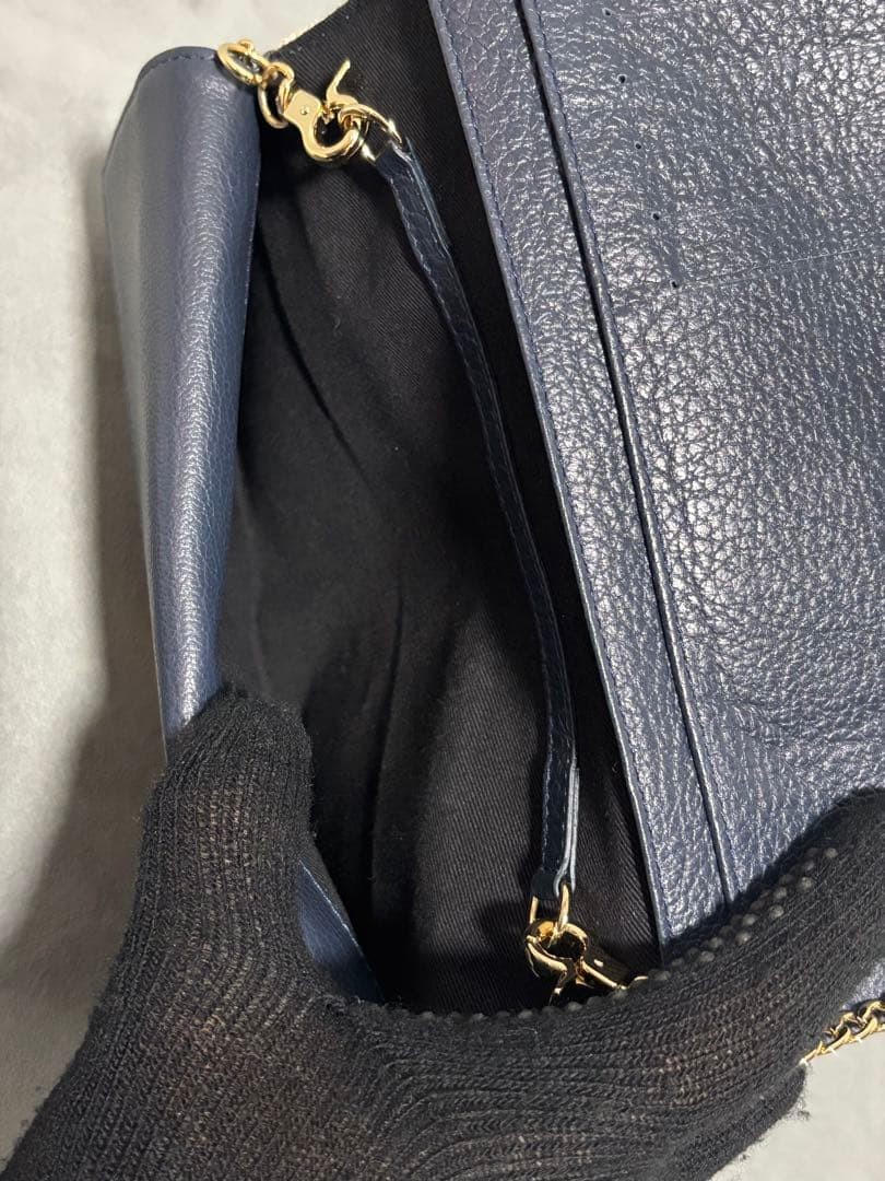 See by Chloe Shoulder Bag Python Leather Beige Na… - image 18