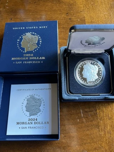 2024 S MORGAN PROOF SILVER DOLLAR w/ OGP      B