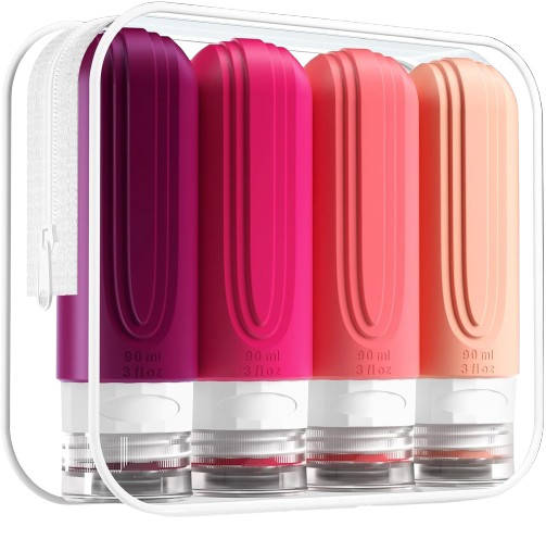 For Toiletries, Tsa Approved 3oz, Dark-purp