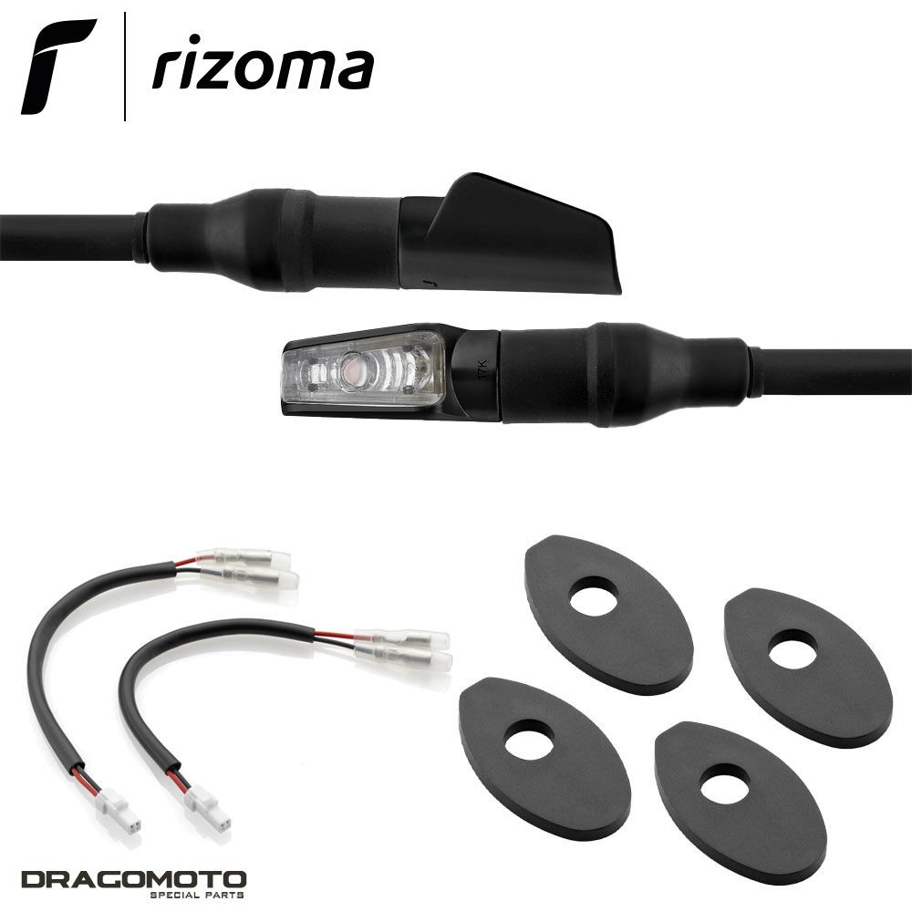 Clignotant LED Leggera Rizoma MV Agusta F3 800 2018 2019 noir homologué E-Mark