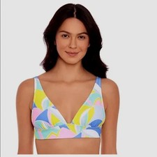Juniors Bikini Printed Swimsuit Set Size Medium Colorful NEW WITH TAGS