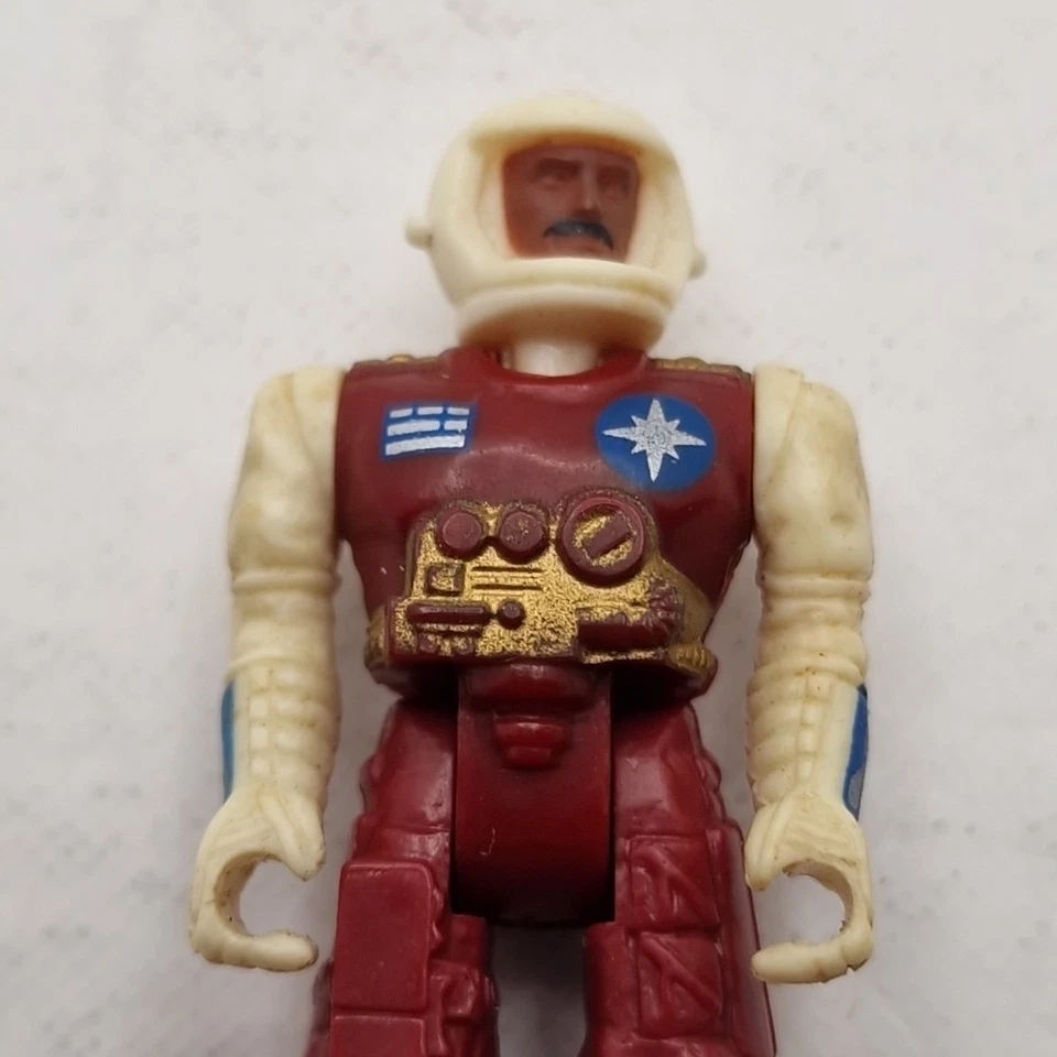 Coleco StarCom Col John 'Slim' Griffin Vintage 2.25" Action Figure 1986 See Pics - Image 3 of 4
