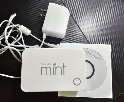 Silhouette Mint Custom Stamp Maker Machine Kit Ink USB Tested Working