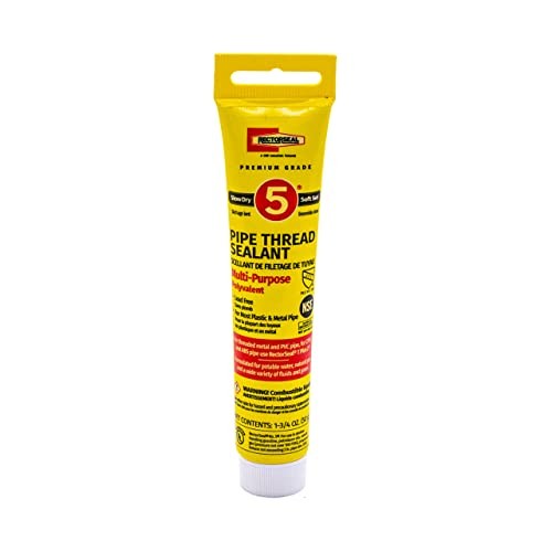 Pipe Thread Sealant 1.75 oz Soft Setting Lubricates Protects