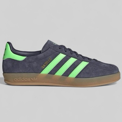 Adidas Originals Gazelle Indoor Men s Shoe Blue Sneakers Trainers Footwear #842