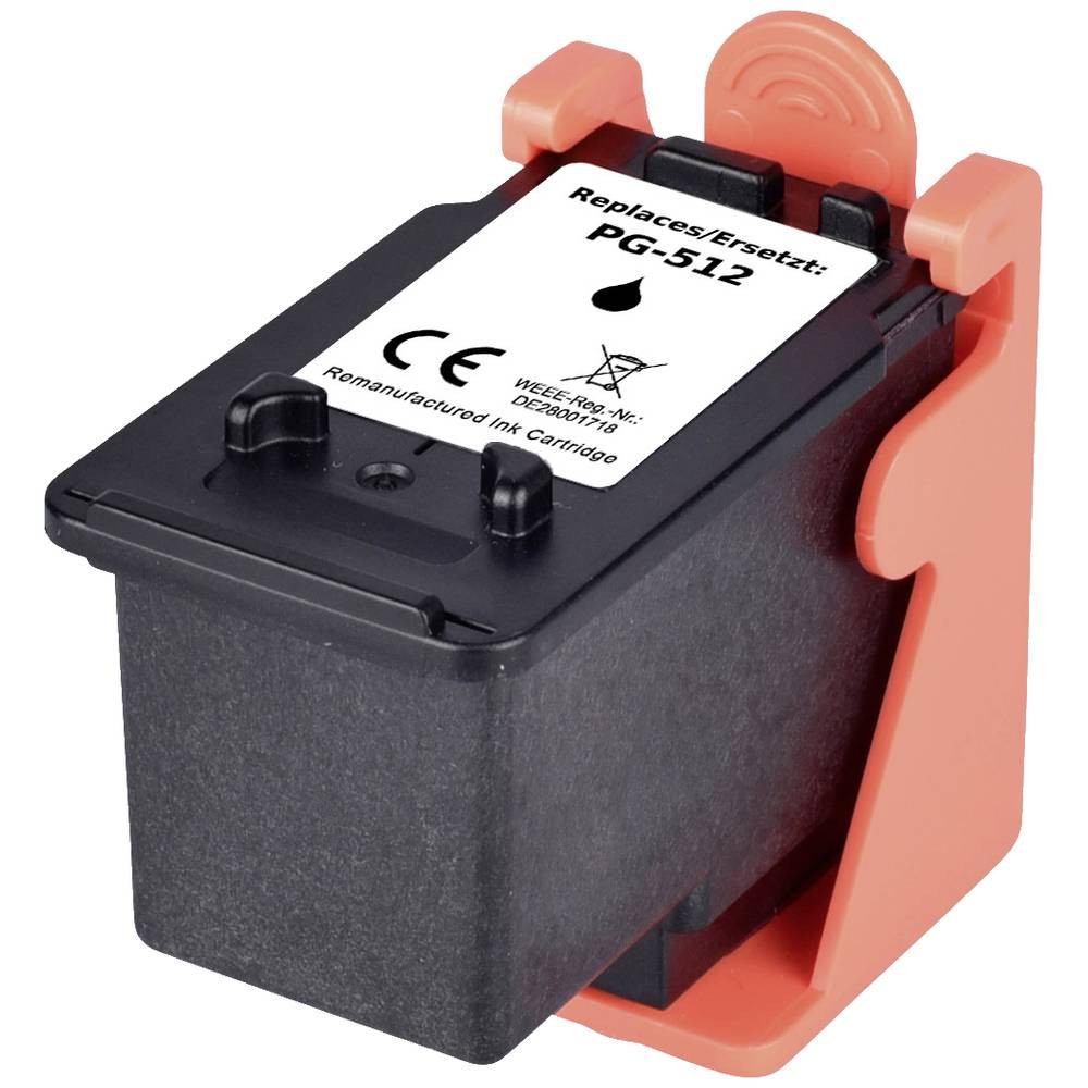 Encre noire Renkforce RF-5706070 remplace Canon PG-512 pour éviter les pannes de texte