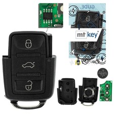 Funk Schlüssel Sender für VW PASSAT B5 3B BEETLE 9C GOLF IV 1J 434MHZ 1J0959753P