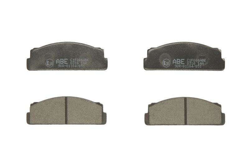Plaquettes de frein sans bruit ABE C1F006ABE pour restaurer Zastava 101