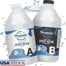 Food Safe Epoxy Resin Kit Self Leveling Crystal Clear High Gloss Durable New