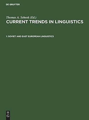 Soviet and East European Linguistics (Current Trends in Buch De Gruyter Mouton