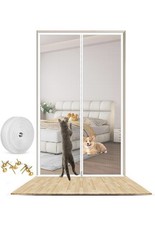 Cat Door Screen, Door Fly Screen Curtain 90X200CM, Heavy Duty Anti Mosquito Fly