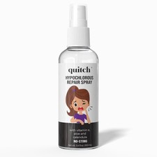 Quitch Piercing Aftercare Spray with Hypochlorous Acid, Soothing Clear
