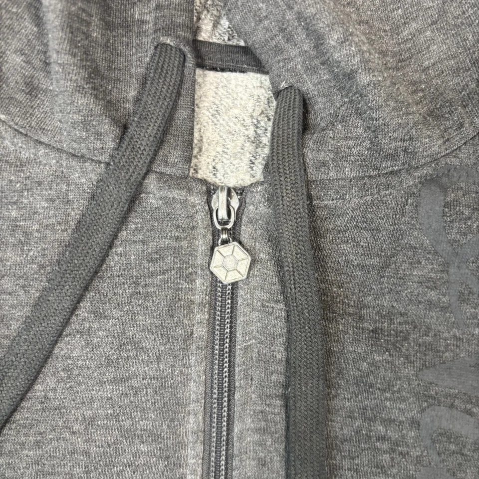 Мужская толстовка с капюшоном Southpole серая на молнии подлинная коллекция с надписью куртка Y2K - Изображение 4 из 4