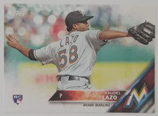 RAUDEL LAZO Rookie RC 2016 Topps 436 Miami Marlins