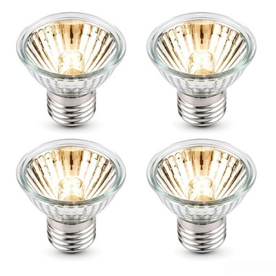 4-Pack 50W Reptile Heat Lamp Bulb, UVA UVB Full Spectrum Turtle Basking Bulb,...