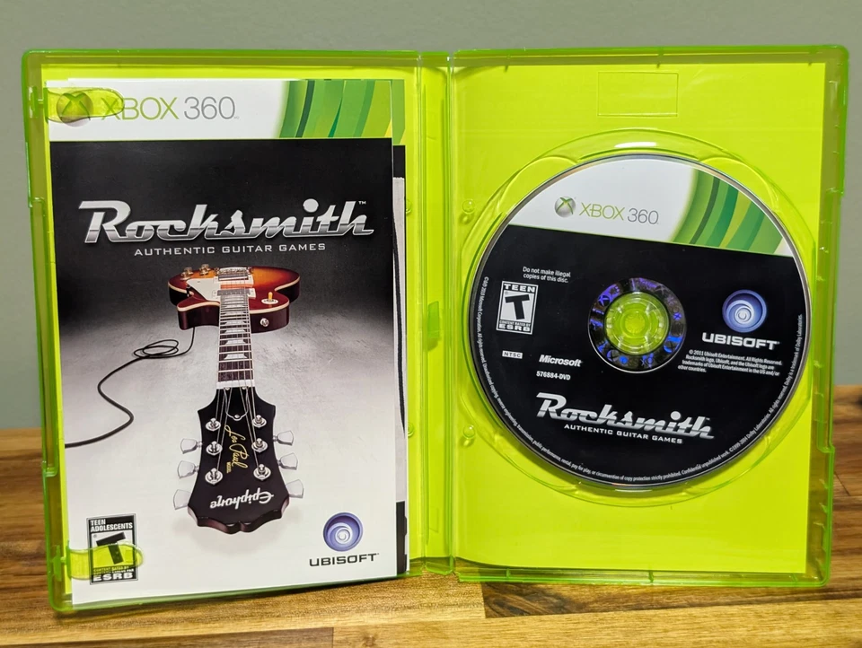 Rocksmith - (Microsoft Xbox 360, 2011) CIB - Tested - Near Mint Disc! - Image 3 of 4