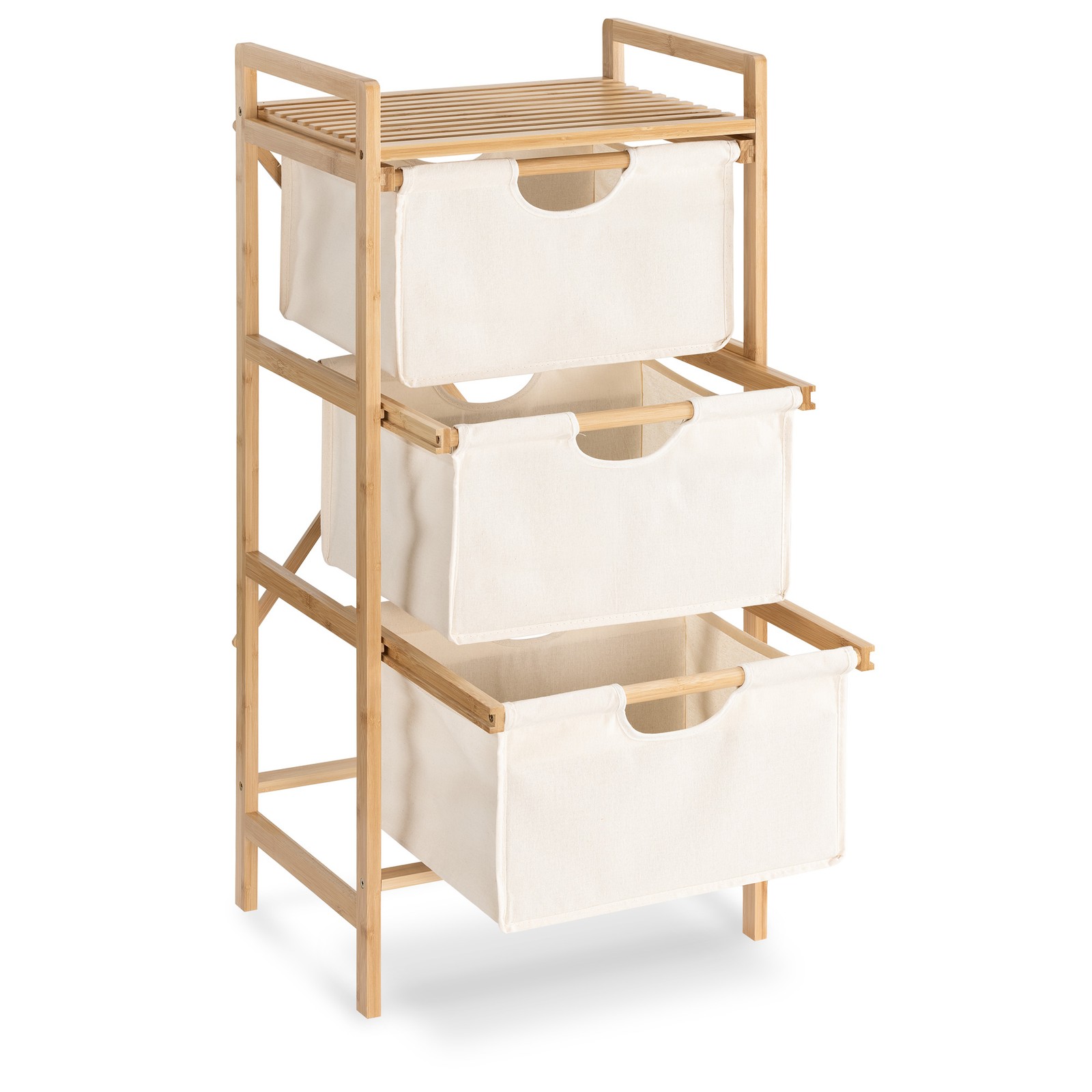 Badregal Regal из бамбука для хранения вещей 96x44x33 см Сортировщик Wschekorb 3 Fcher 19290₽