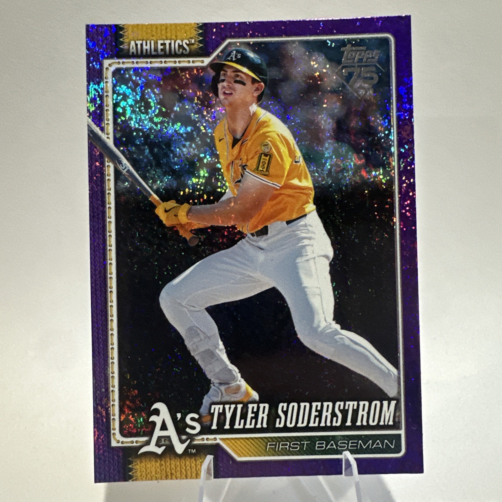 Topps 2026 Series 2 Tyler Soderstrom #564 Purple Foil /250 Athletics