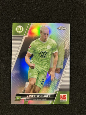 Topps Chrome Bundesliga 2021/22 Nr. 95 Xaver Schlager Refactor #11