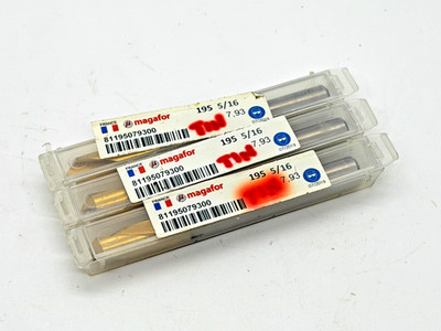 Magafor 195 Series New NC Spotting Drills 5/16'' x 90° HSS-E Cobalt - Qty. 3