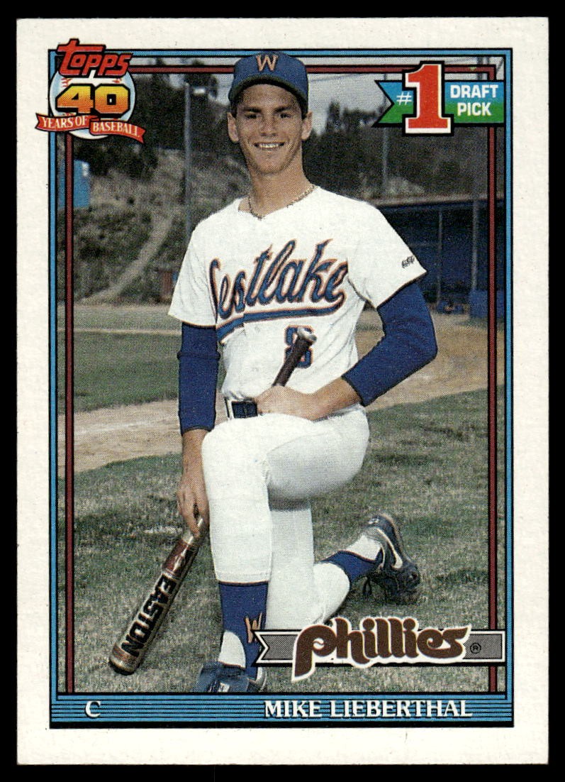 1991 Topps #471 Mike Lieberthal