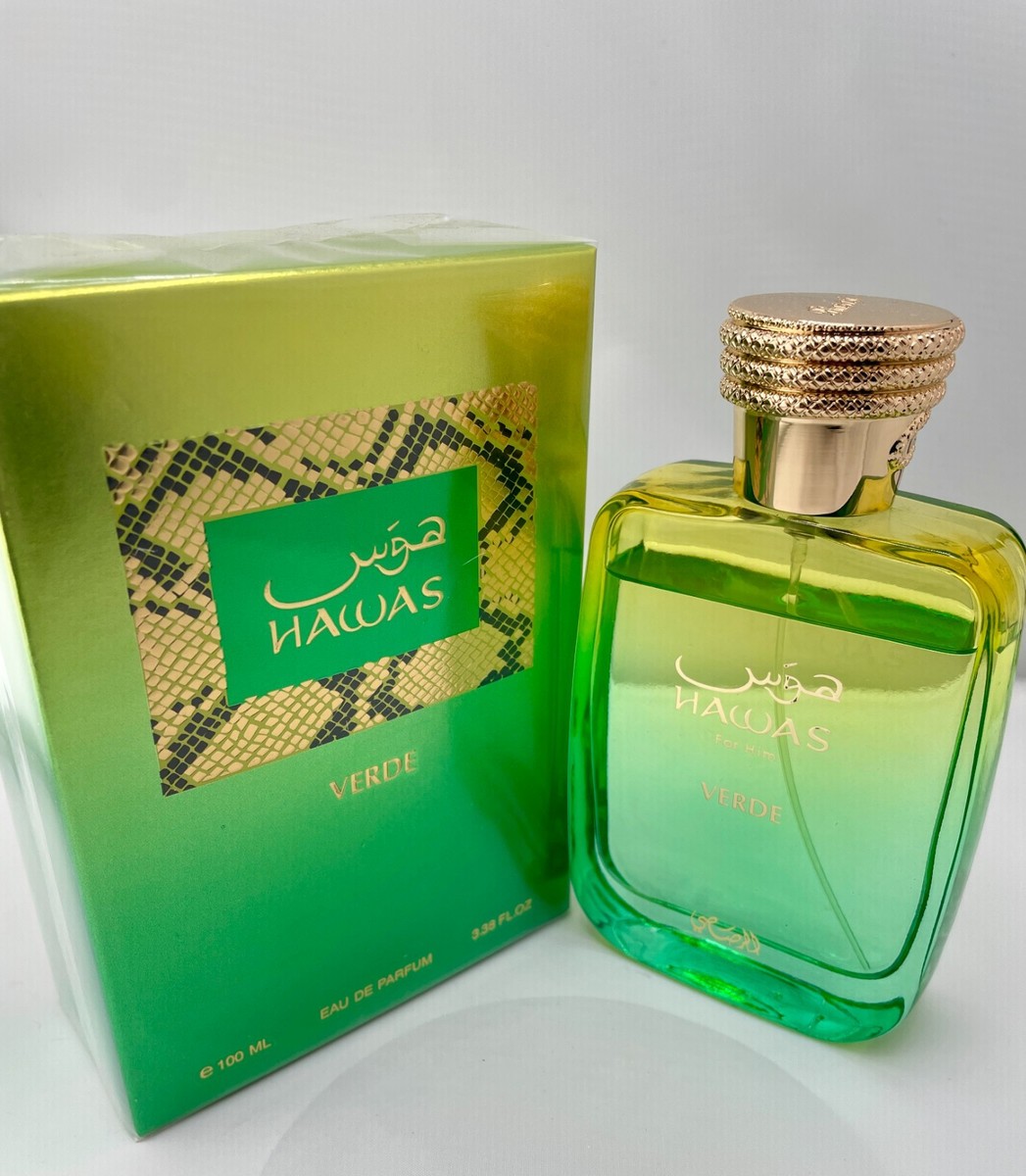 Rasasi Hawas Verde Eau de Parfum for Men 100ml / 3.38 fl oz | eBay