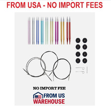 New Prism Aluminum Options Interchangeable Needle Set by  nit P icks