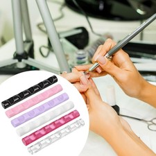 6Pcs Bar Pen Holders Compact Acrylic Nail Brush Stand for DIY Nail Pens
