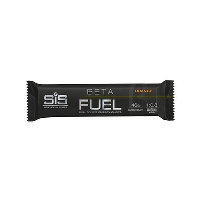 Silberbarren Energetics beta Fuel Dual Source Energie Chew BAR Geschmack Orange