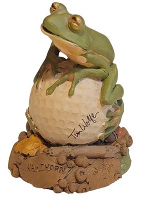 1991 Signed Tim Wolfe Tom Clark Museum HAWTHORN Frog Golf Ball Cairn Number 57