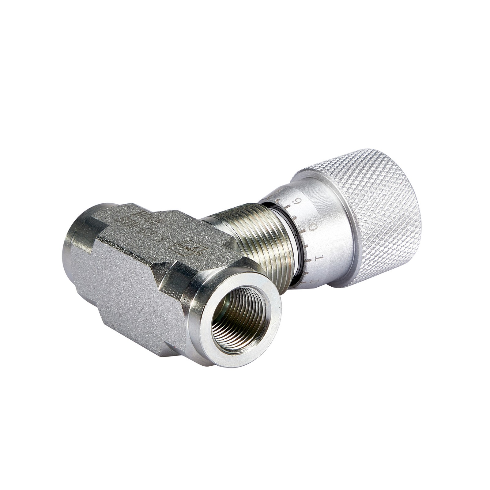 New 3/8" L08 -Hydraulic Flow Control Valve - STB-G3/8 - Mini Excavator-AGT-US