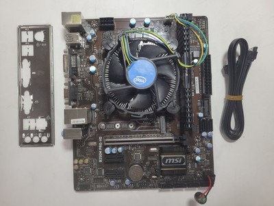 MSI B250M PRO-VD Motherboard Pentium G4560, 8GB RAM, IO Shield #1500