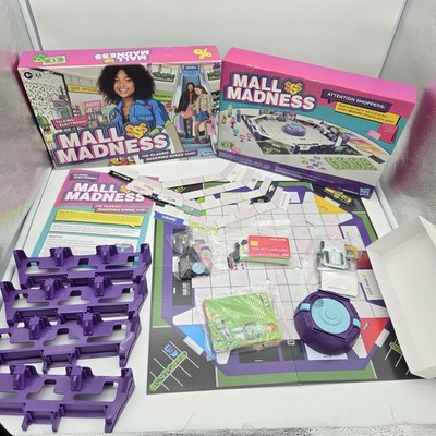 Mall Madness Classic Talking Electronic Shopping Board Game 2020 Hasbro Complete