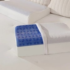 Almohada de espuma viscoelástica contorno de gel refrescante Sealy, 20" L x 15" W x 5" H, envío gratuito