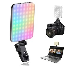 108 LED Video Light, 2500K-6500K RGB Selfie Light for iPhone-CRI 97 , Black