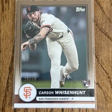 2026 Carson Whisenhunt Topps Flagship /50 #61