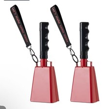 Cow Bells Noise Makers with Handle: Cowbells Hand Percussion for Sporting Events