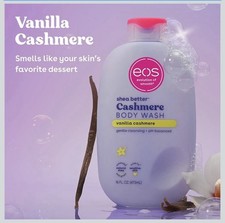 3 PACK 16 oz eos Shea Better Vanilla Cashmere Body Wash Creamy Gel Formula