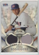 2010 Bowman Sterling USA Baseball Relics Dual Refractor Steven Rodriguez 0o9