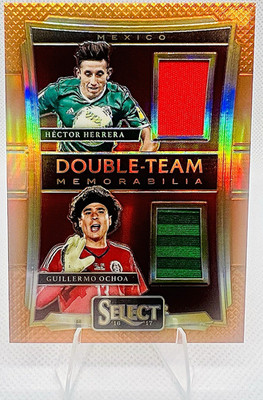 2016-17 Panini Select Player-Worn Double-Team Memorabilia Herrera Ochoa /75