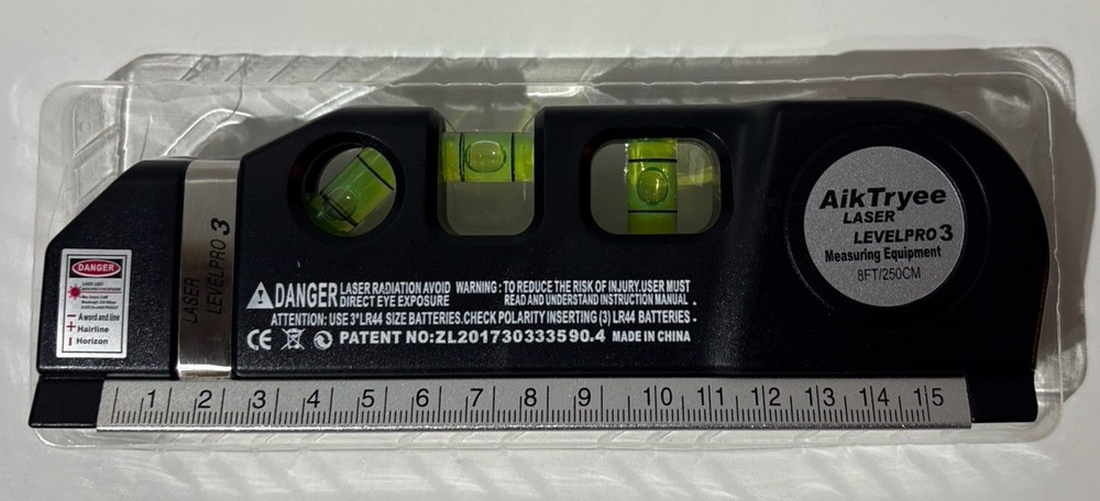 Laser Level Multipurpose Lazer Leveling Wall Spirit Level Line Tool Measurement