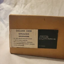 2 Vintage OEM 3 1/2 inch 3.5" Front Dash Car Audio Speakers Replacement APS