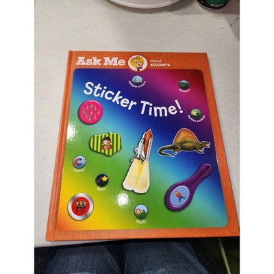 Ask Me Sticker Time Hardcover Book 100 Reusable Stickers Skwids Southwestern Adv