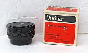 Vivitar Automatic Tele Converter MC 2X-22– For Pentax K-Cameras