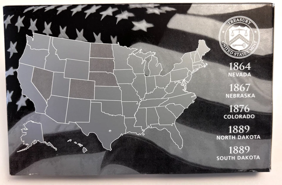 2006 United States Mint 50 State Quarters SILVER Proof Set with OGP & COA - Image 4 of 4