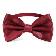 KIYFXA Burgundy Bow Ties for Men Maroon Tie Women Redwine, Redwine