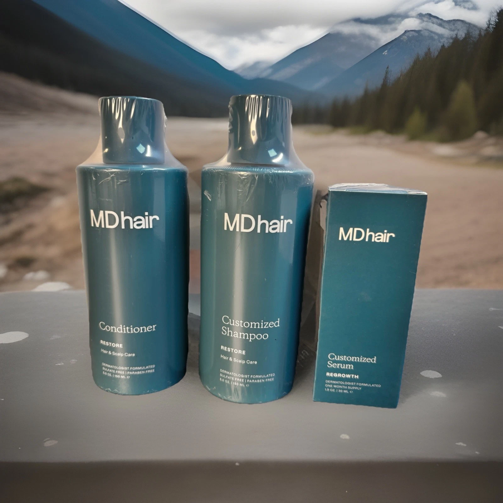 MD Hair Regrowth Shampoo/Conditioner 150ml & Serum 130ml Sealed Exp Aug 2028