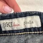 BKE Women's Bootcut Jeans Blue Denim Embroidered Stretch 5-Pocket Design — photo 3